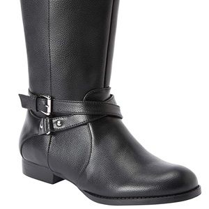 Women’s Wide-Calf Black Boots